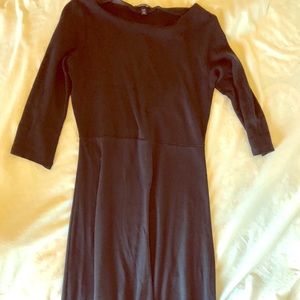 Black jersey dress